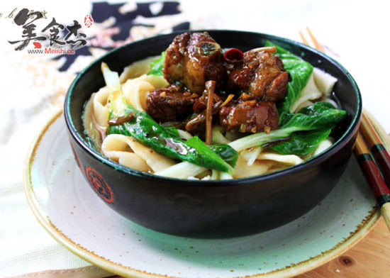 Braised Pork Ribs Noodle recipe