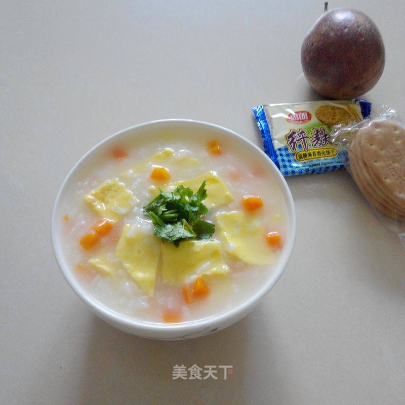 Carrot and Egg Porridge recipe