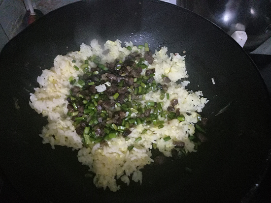 Garlic Beef Fried Rice recipe
