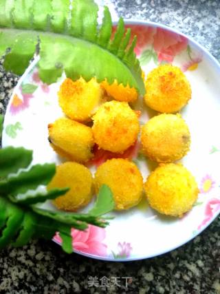 Golden Glutinous Rice Balls recipe