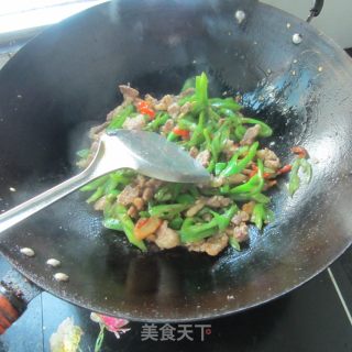 Stir-fried Pork with Soy Sauce and Chili recipe