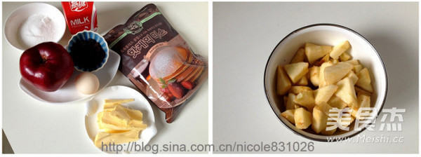 Caramel Apple Raisin Flip Cake recipe