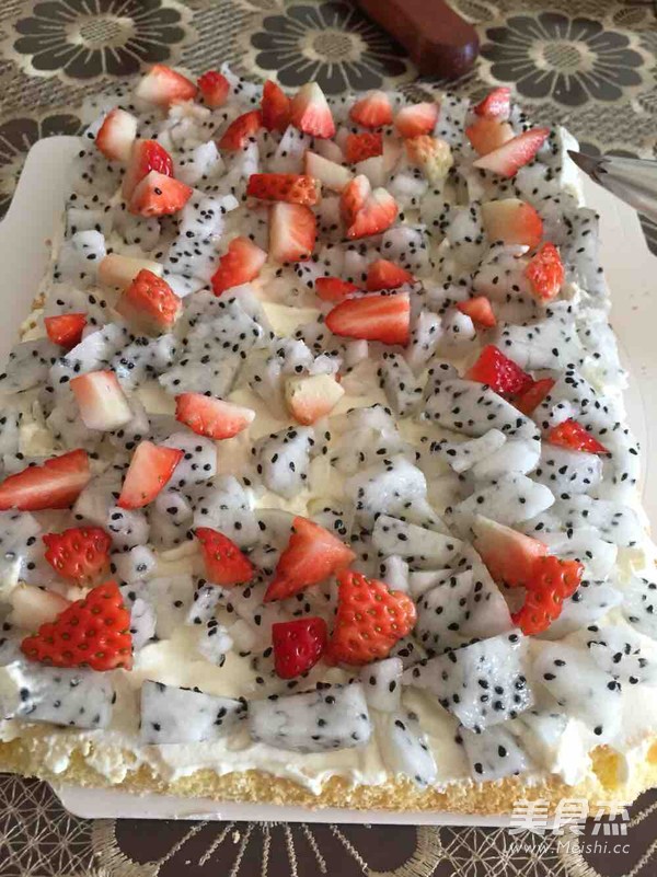 Fruit Birthday Cake recipe