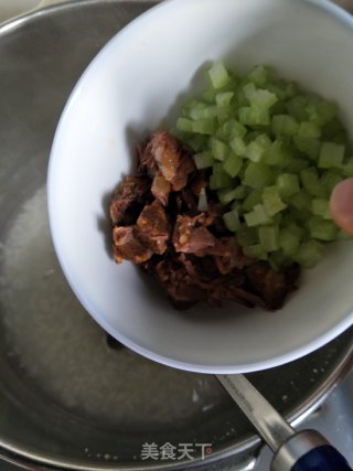 Beef Celery Congee recipe