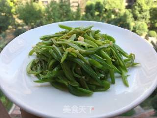 Stir-fried Sword Beans (reduced Fat Meal) recipe