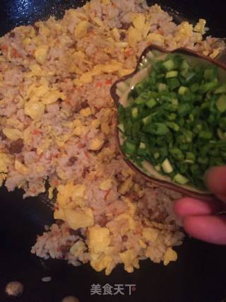 Three-color Egg Fried Rice recipe