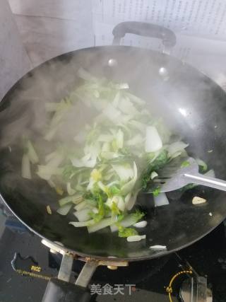 Yellow Cabbage in Oyster Sauce recipe