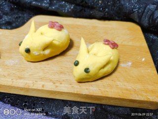 Cartoon Pumpkin Bunny Buns (bunny in Red Clothes) recipe