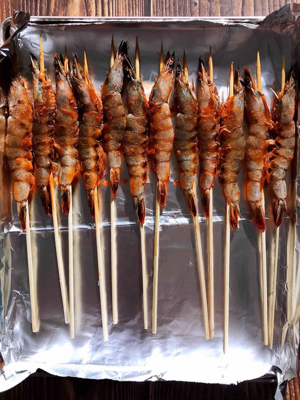 Provence Skewers Grilled Shrimp recipe