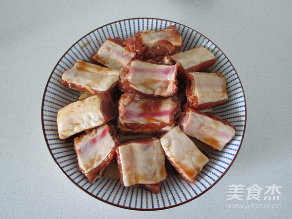 Steamed Ribs with Tempeh and Potatoes recipe