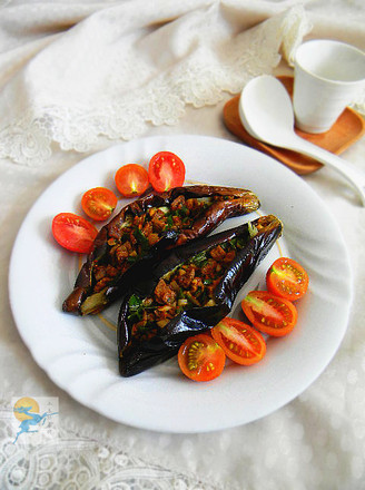 Grilled Eggplant with Minced Meat