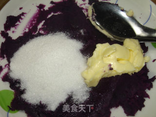 Change The Pattern to Make Bread——【purple French Fries】 recipe