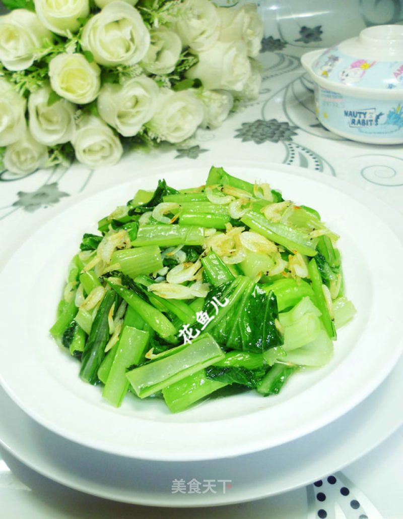 Stir-fried Cantonese Cabbage Shrimp recipe