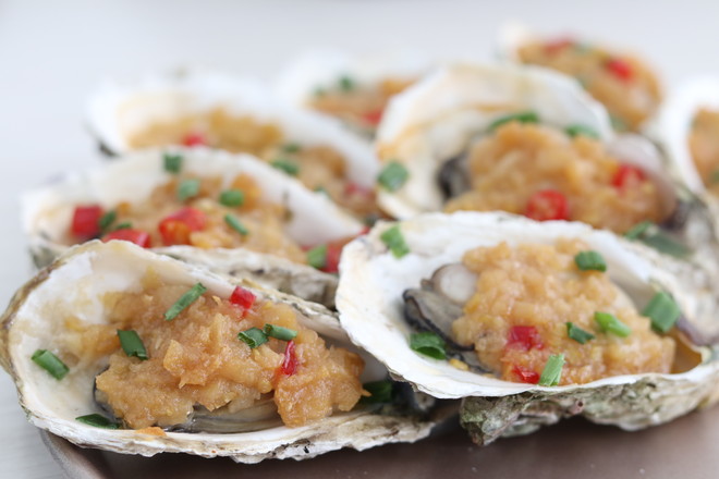 Garlic Roasted Oysters recipe