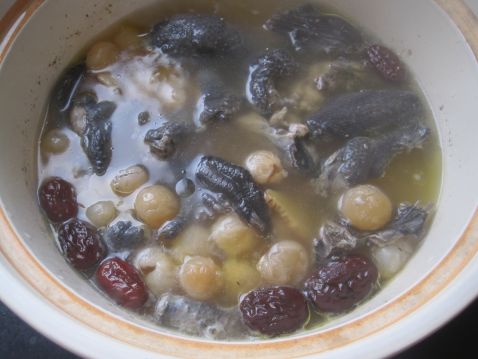 Red Dates and Longan Black Chicken Soup recipe