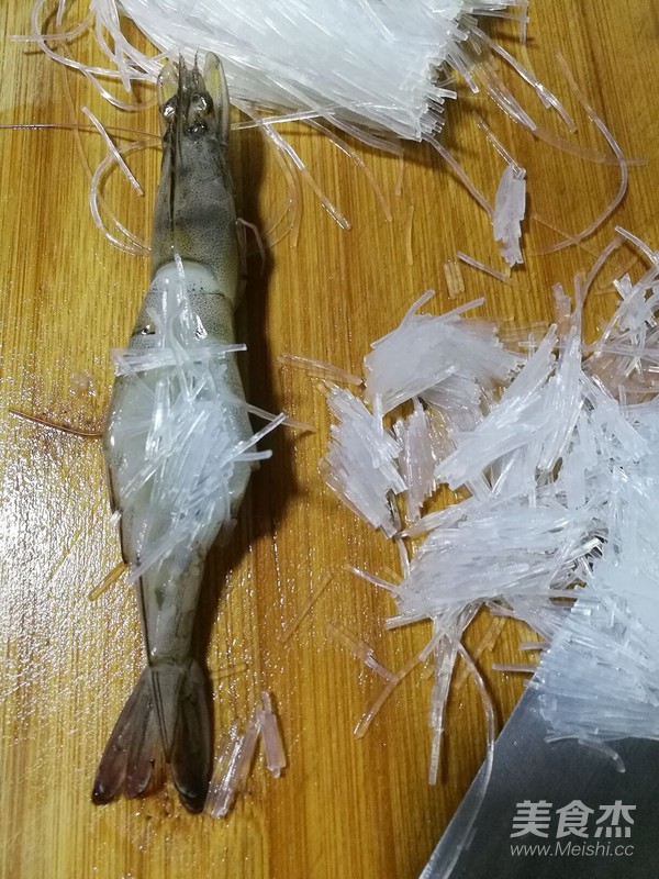 Garlic Vermicelli Open Back Shrimp recipe