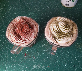 Two-color Cappuccino recipe