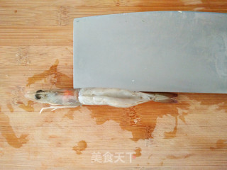 [open Back Shrimp with Garlic Vermicelli] recipe