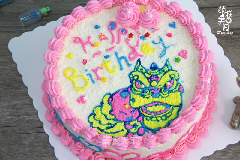 Lion Dance Cake recipe