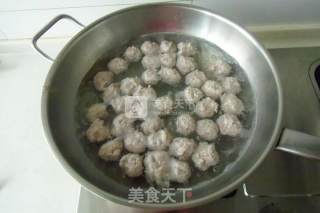 Meatballs, Winter Melon, Vermicelli Soup recipe