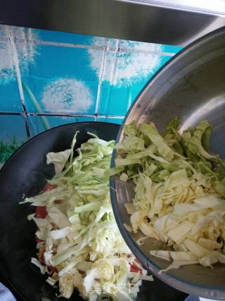 Stir-fried Cabbage with Tomato and Egg recipe
