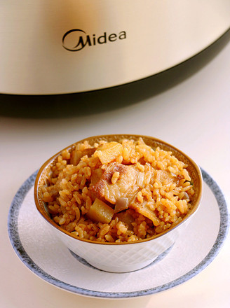 Pork Belly and Potato Braised Rice recipe