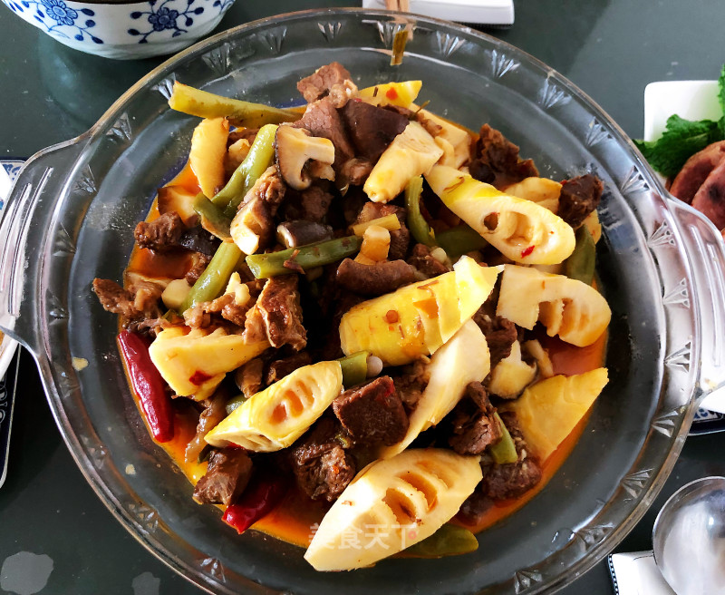 Roast Beef with Bamboo Shoots recipe