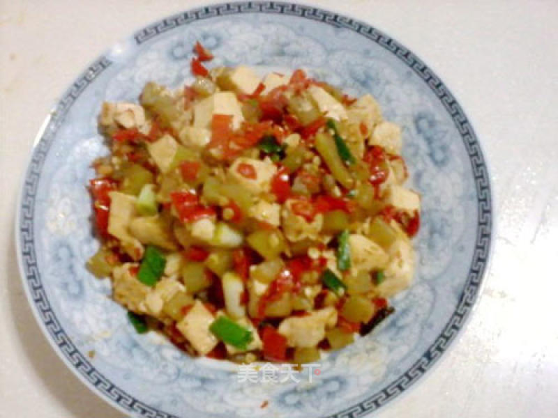 Spicy Braised Vegetarian Two Ding recipe
