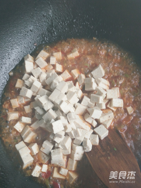 Tofu Noodles with Minced Meat recipe