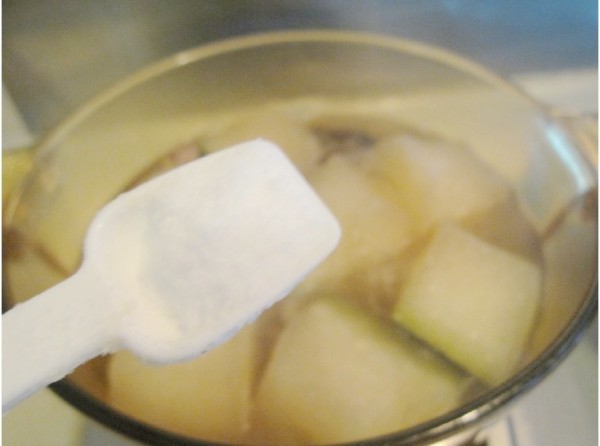 Raw Ground Ophiopogon Winter Melon in Pot recipe