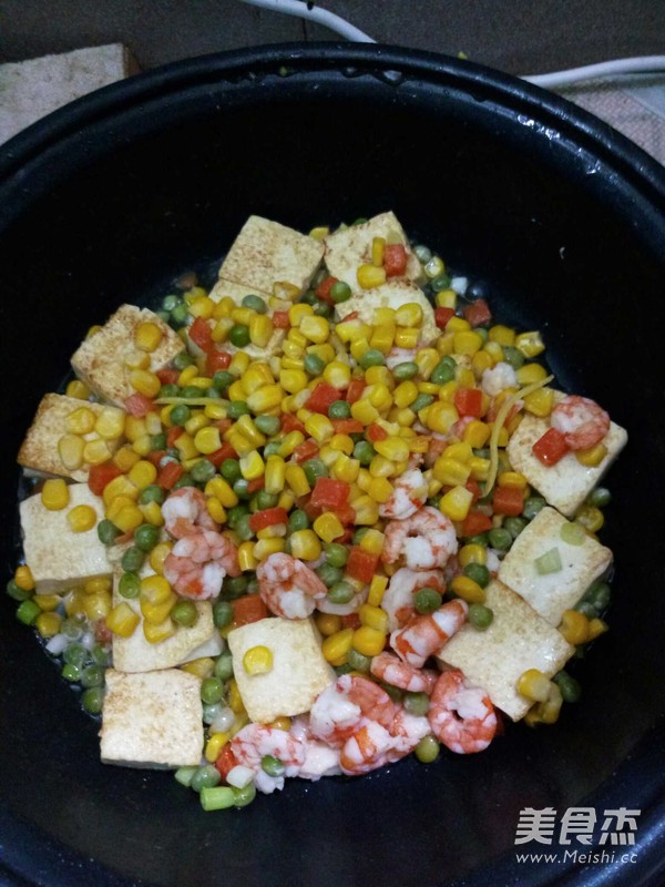 Three Fresh Shrimp Stuffed Tofu recipe