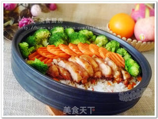 【flower Beauty】taji Pot Food---orleans Fried Chicken Rice recipe