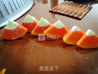 Pudding Papaya recipe