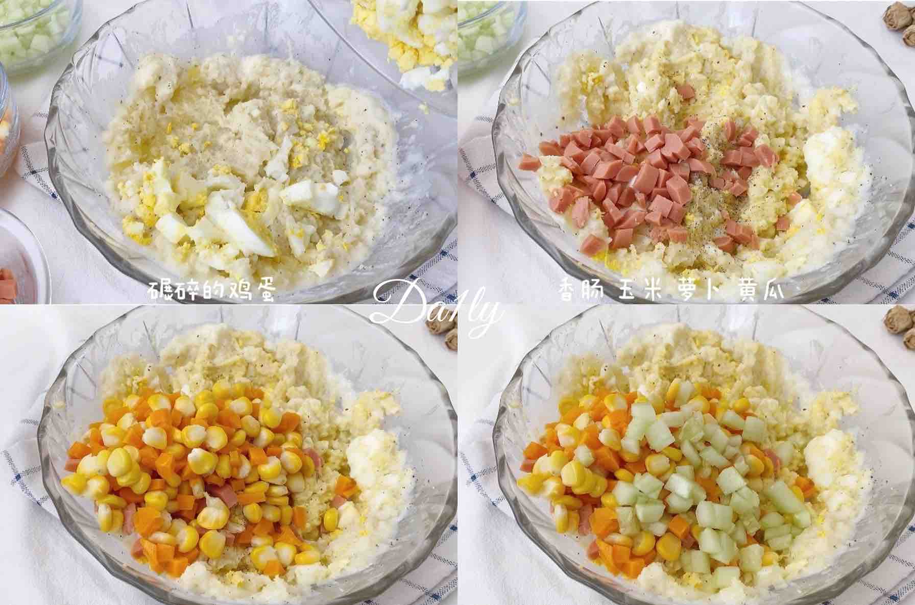 The Best Meal Replacement for Weight Loss‼ ️low-calorie High-value Mashed Potato Salad recipe