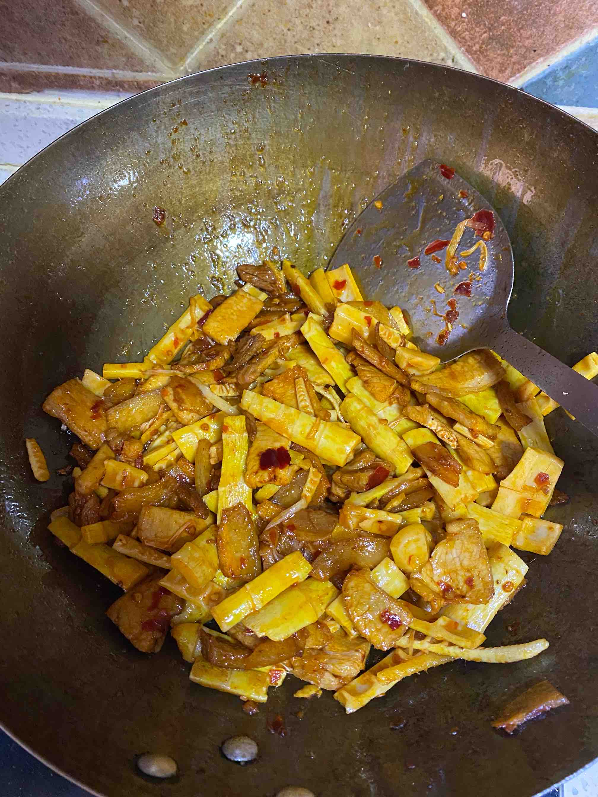 Spring Bamboo Shoots Twice Cooked Pork recipe