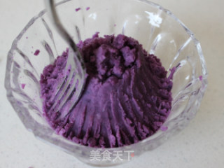 Iced Yogurt Purple Sweet Potato Cup recipe