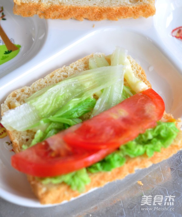 Corn and Vegetable Sandwich recipe