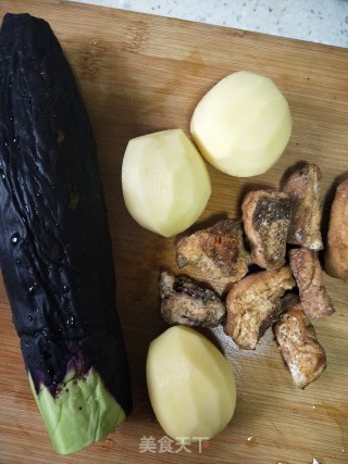 Eggplant and Potato Steamed Grease recipe