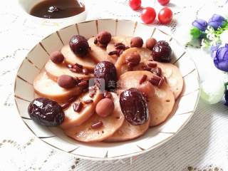 Glutinous Rice, Lotus Root, Red Beans, Red Dates and Lotus Seeds Health Tea-one Cooks Two to Eat Glutinous Rice and Lotus Root recipe