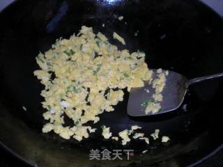 Scrambled Eggs with Chopped Green Onion recipe
