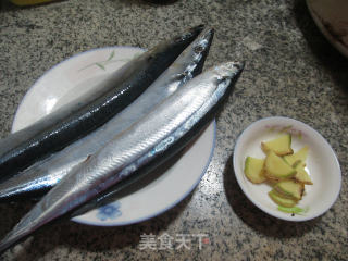 Steamed Saury recipe