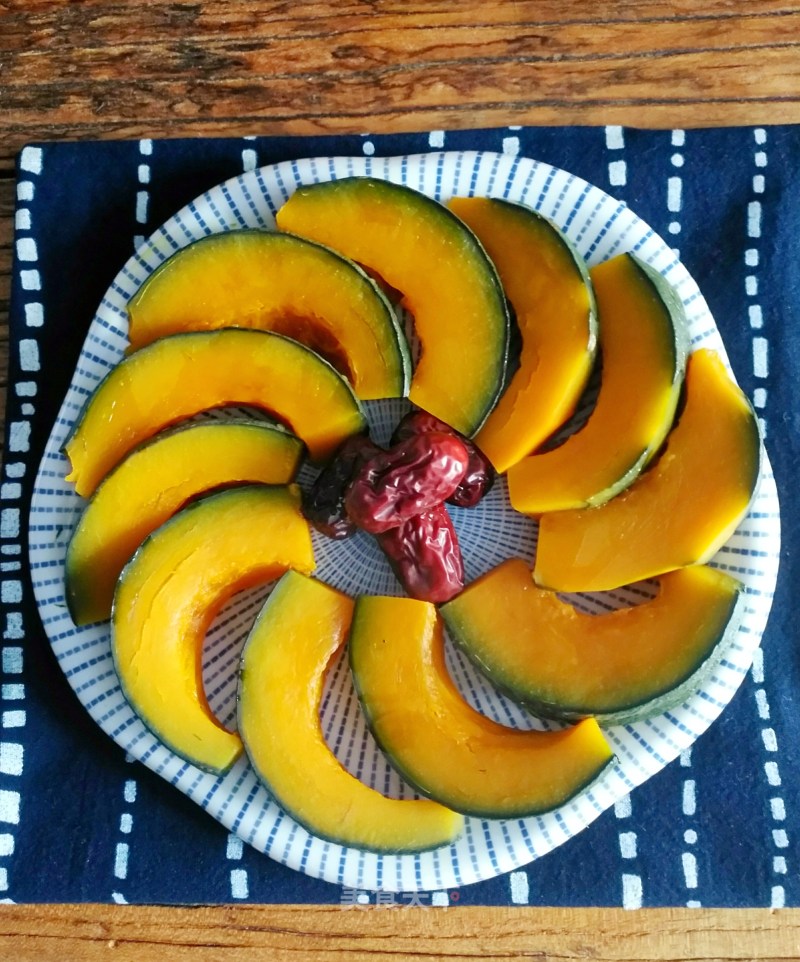 Steamed Pumpkin in Honey Sauce recipe