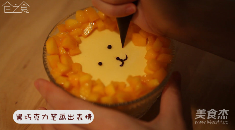 Three Minutes to Teach You to Make Three Cartoon Pudding "cang Zhi Shi" 03 recipe