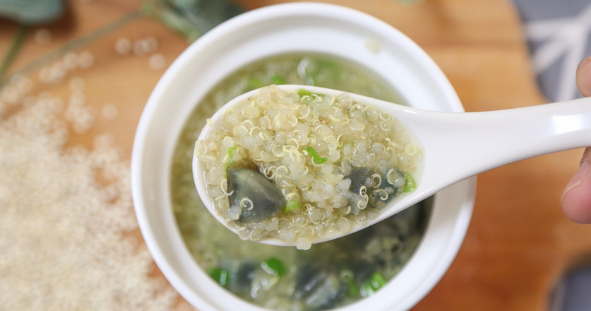 Quinoa Preserved Egg Porridge recipe