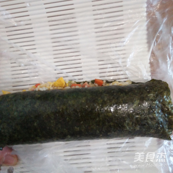 Seaweed Wrapped Fried Rice recipe