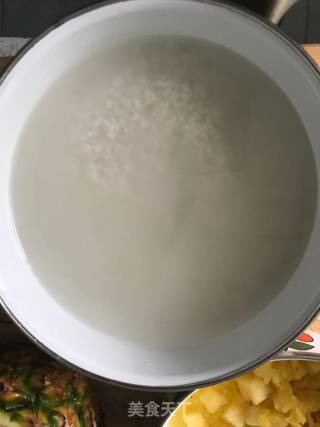 Glutinous Rice with Pineapple Rice recipe