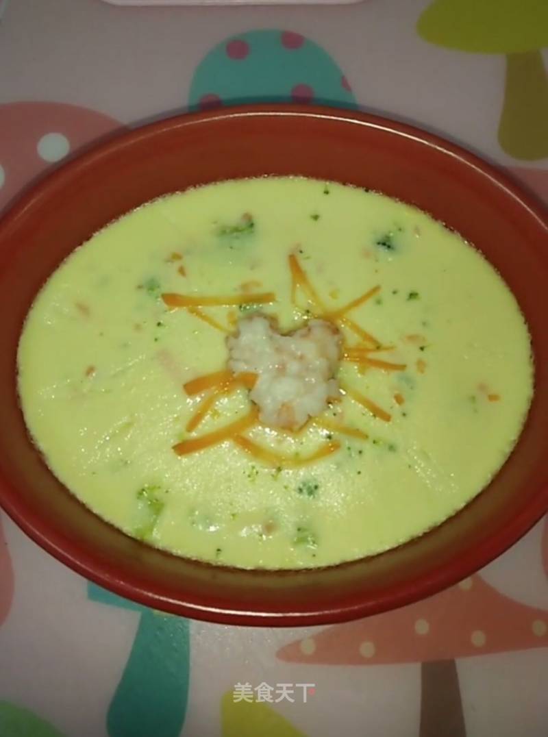 Vegetable Shrimp Steamed Egg recipe