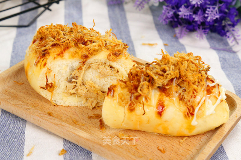 The Practice of Pork Floss Salad Dressing Bread (soup Type) recipe
