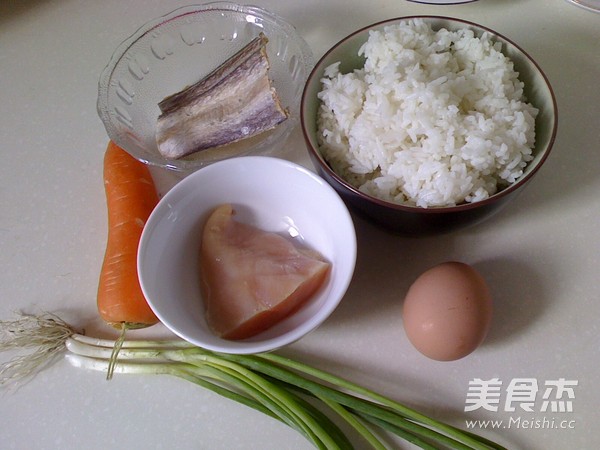 Fried Rice with Salted Fish and Chicken recipe