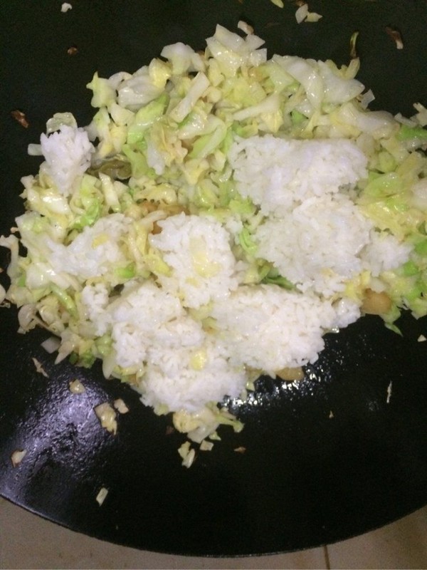 Fried Rice with Cabbage recipe